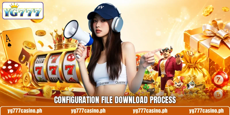 Configuration file download process Configuration file download process