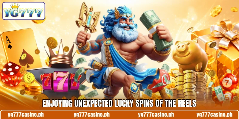 Enjoying unexpected lucky spins of the reels Enjoying unexpected lucky spins of the reels