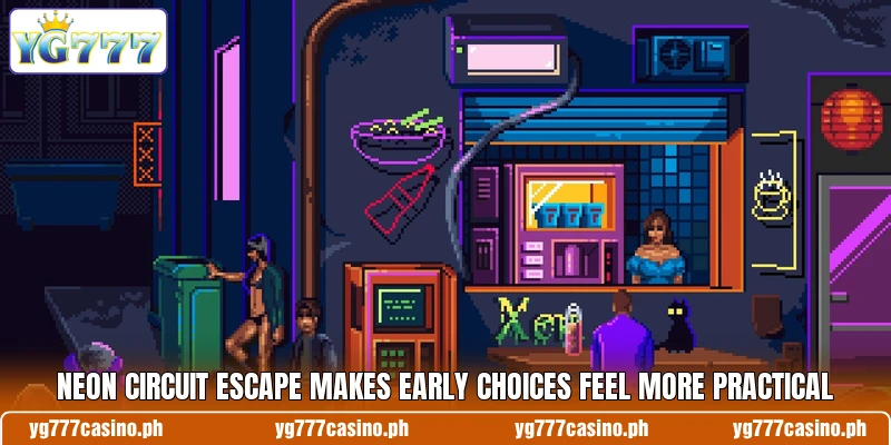 Neon Circuit Escape Makes Early Choices Feel More Practical
