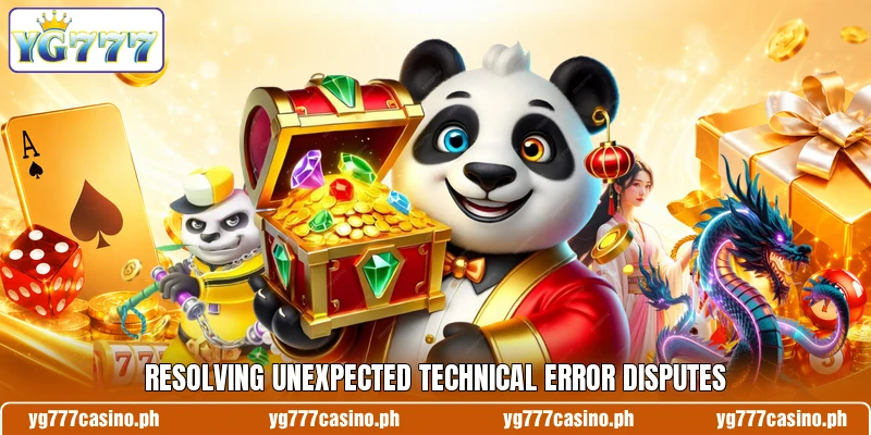 Resolving unexpected technical error disputes