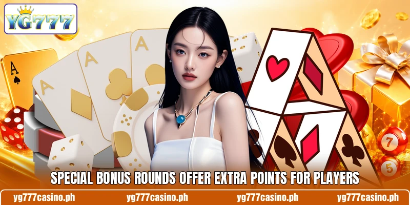 Special bonus rounds offer extra points for players Special bonus rounds offer extra points for players