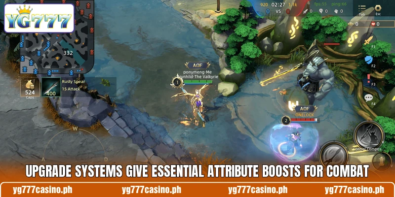 Upgrade systems give essential attribute boosts for combat Upgrade systems give essential attribute boosts for combat